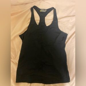 zella black mesh workout tank top